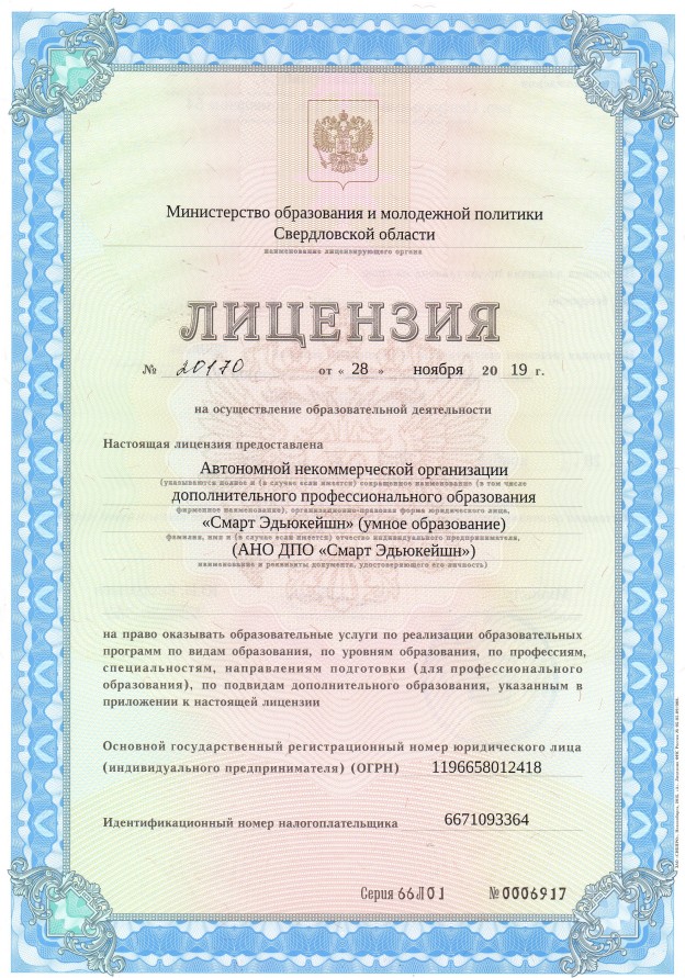 Лицензия Лицензия